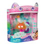 Spin Master - Pack de 2 figurines Aquarium La Casa de Gabby 6074329 - MerCat et Kitty Jellyfish avec accessoires - Version multilingue - À partir de 3 ans