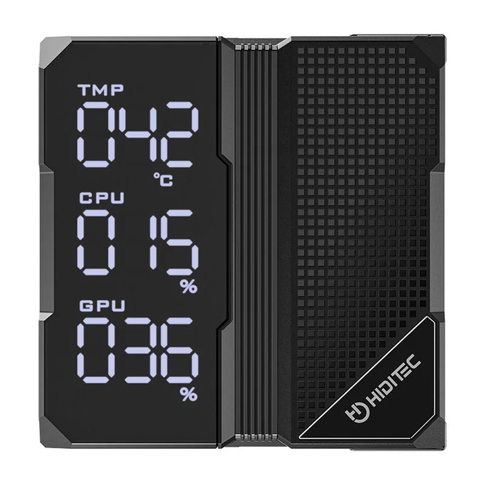 Hiditec DC40 PRO PWM Black avec double ventilateur 120 mm