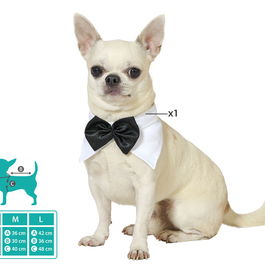 Déguisement pour chien pajarita de clown cirque noir en polyester, taille M