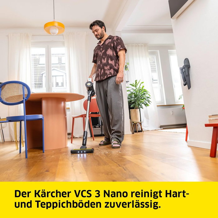 Kärcher VCS 3 Nano Complete - Aspirateur balai sans fil Noir