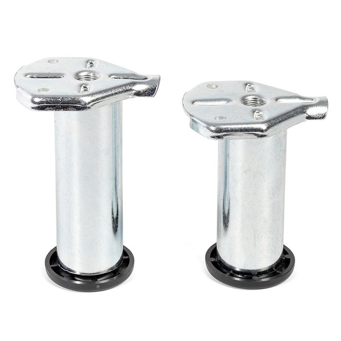 CAMAR Pied Nivelador Zmk/Abs 308 H80 80mm Zamak ABS Gris Métallique CAMAR Pied Nivelador Zmk/Abs 308 H80 80mm Zamak ABS Gris Métallique