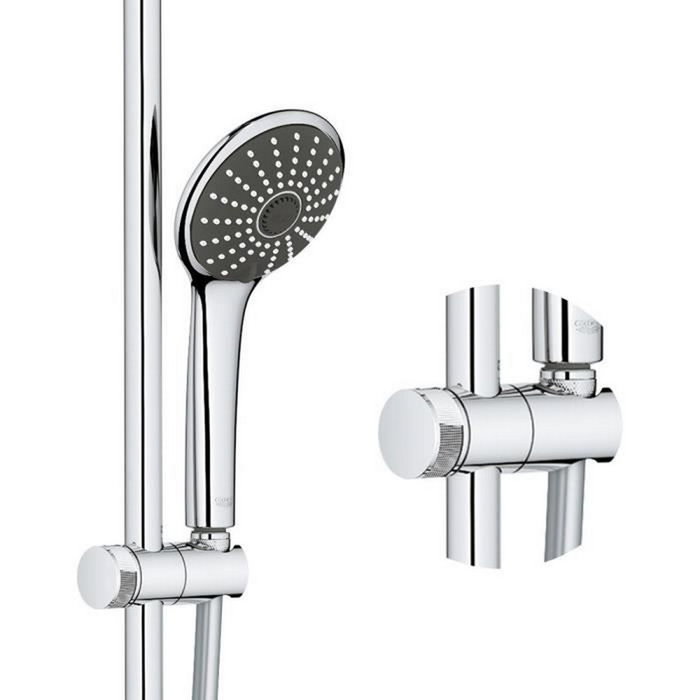 Grohe Vitalio Joy Colonne de douche avec mitigeur thermostatique, tête 260 mm, chromé Grohe Vitalio Joy Colonne de douche avec mitigeur thermostatique, tête 260 mm, chromé