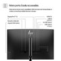HP Moniteur HP Series 5 Pro 24" WUXGA (100 Hz, sRGB 100%, sans bords 3 côtés, réglage hauteur/inclinaison) - HP 524pn - Sans PVC et matériaux recyclés