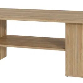 Mauvella Table basse rectangulaire en chêne, 2 plateaux, dimensions 110 x 60 x 45 cm - Apportez une touche d'élégance à votre salon