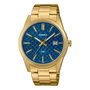 Casio MTP-VD03G-2AUDF avec cadran bleu et bracelet doré