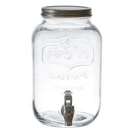 Home Deco Factory Dispenseur de boisson en cristal 4 L