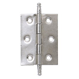 LIM Charnière coudée finition nickel 60x40 mm