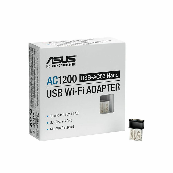 Adapteur réseau Asus USB-AC53 NANO 867 Mbps Adapteur réseau Asus USB-AC53 NANO 867 Mbps