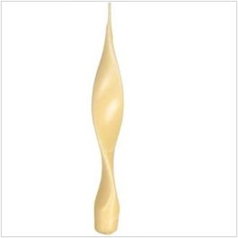 CERABELLA Lot de 4 bougies spirales dorées 143 DO 2,2x20cm