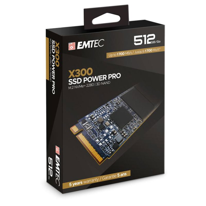 Emtec Power Pro X300 SSD 512 GB M.2 2280 Emtec Power Pro X300 SSD 512 GB M.2 2280