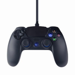 GEMBIRD Manette filaire pour PS4 et PC - Noir