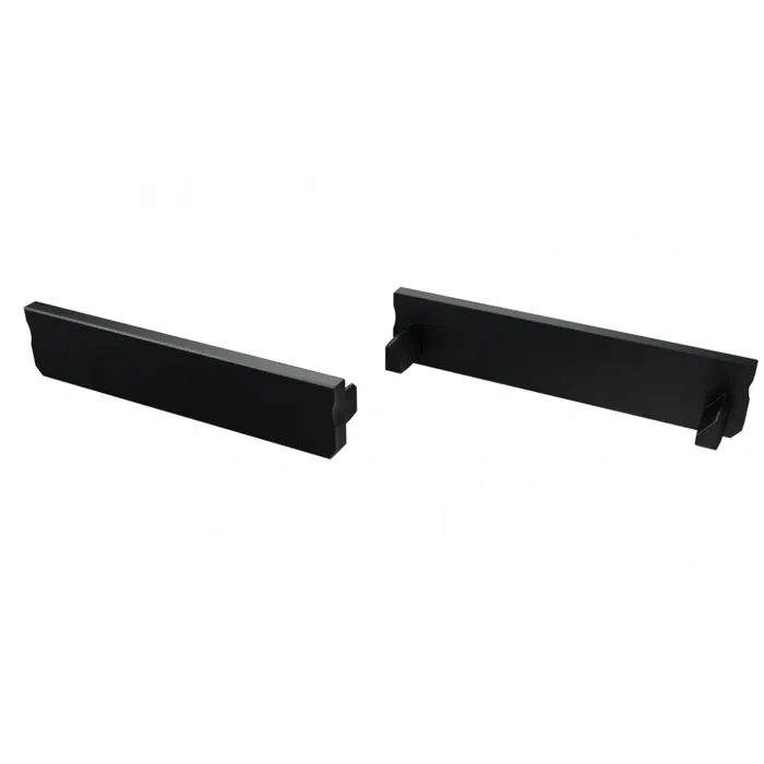 Bouchon de Fin de Profil Type SOLIS en Plastique et Inox avec Trou