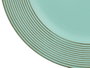 Giftdecor Porte-bougies Cercles Vert Vieilli 33 cm x 33 cm Plastique Argenté (Set de 24)