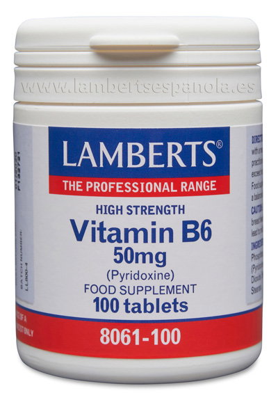 LAMBERTS Vitamine B6 (Pyridoxine) 50 mg LAMBERTS Vitamine B6 (Pyridoxine) 50 mg