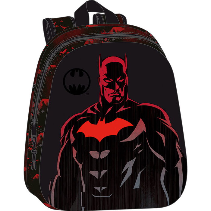 Safta Sac à dos enfant 3D Batman Noir 27x33x10cm