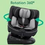 Safety 1st Siège Auto Cosmo I-Safe I-Size, Groupe 0/1/2/3 (0-12 ans, 40-150 cm), Rotation 360°, Installation Facile avec Ceinture