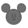 Cerdá Gamelle pour Chien en Silicone Mickey, 28 x 15 x 1.5 cm, Gris