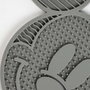 Cerdá Gamelle pour Chien en Silicone Mickey, 28 x 15 x 1.5 cm, Gris