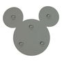 Mangeoire pour chiens Mickey Mouse Noir Gris 28,0 x 15,0 x 1,5 cm