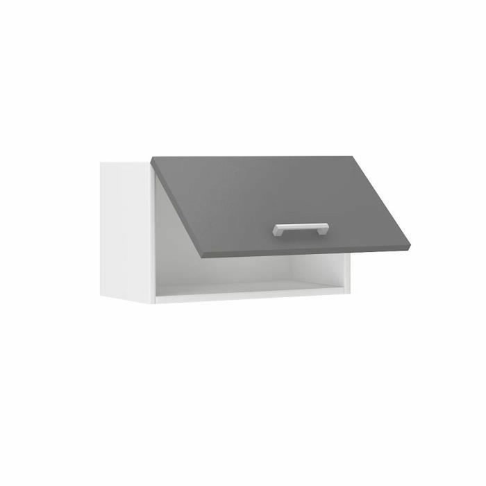 Ultra Meuble hotte de cuisine L 60 cm - Gris