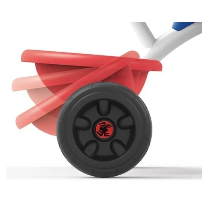 Smoby Tricycle Evolutif Be Fun Spidey pour Enfant de 15 Mois à 3 Ans avec Canne Parentale Réglable, Ceinture de Sécurité, Siège Ergonomique, Roue Libre et Verrouillage Direction