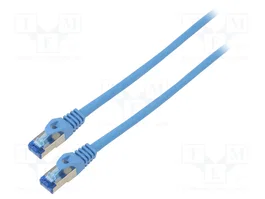 LANBERG Cordon de raccordement Cat 6a S/FTP bleu 3m RJ45