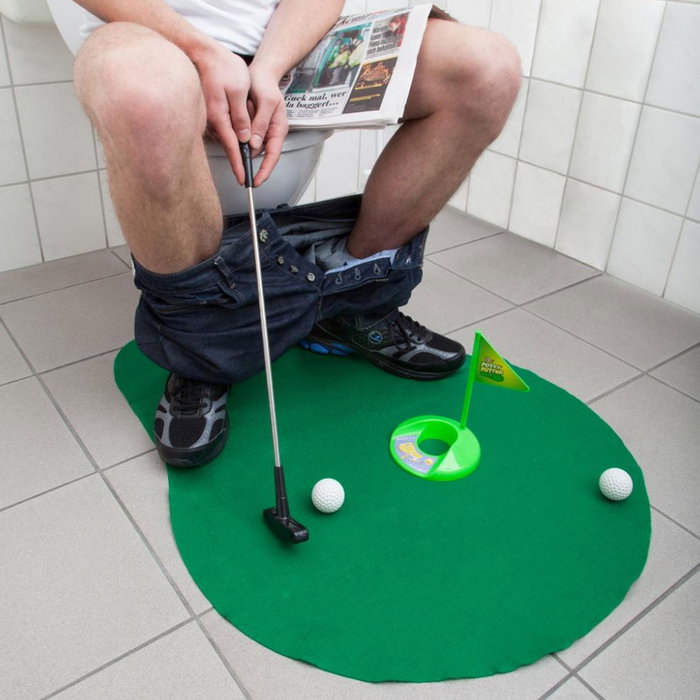 Mister Gadget Jeu de Golf de Toilettes Mister Gadget Jeu de Golf de Toilettes