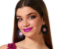 Atosa Boucles d'oreilles Vinyle Femme Adulte