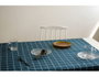 Dailylike Tissu coton Sea Route à carreaux 1,10m x 3m