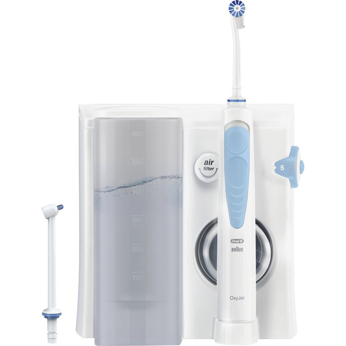 Oral-B OxyJet Cleaning System Oral Irrigator JAS23 Blanc/Bleu Oral-B OxyJet Cleaning System Oral Irrigator JAS23 Blanc/Bleu