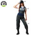Déguisement Policier Femme Adulte - Veste Bleue, Pantalon, Casquette - Taille XL - Polyester - Carnaval