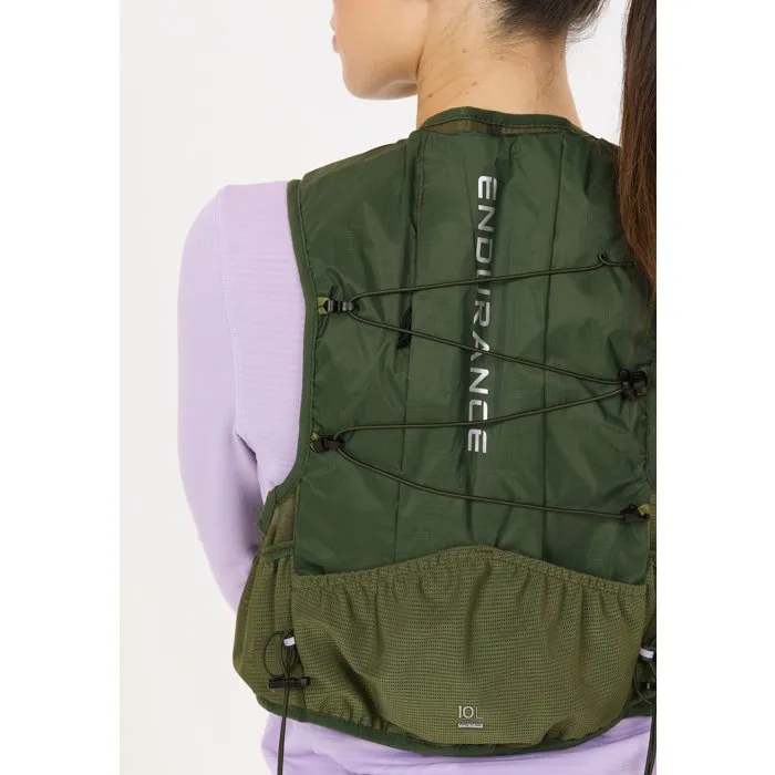 Endurance Gilet de Course ENDURANCE Noir Taille L avec Gourdes Souples Endurance Gilet de Course ENDURANCE Noir Taille L avec Gourdes Souples