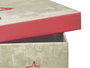 PINCELLO Boîte en carton étoiles assortiment 3 couleurs vives