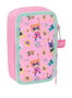 Safta Plumier triple 37 pièces avec motif Superkitties - Trousse de rangement pour enfant à partir de 3 ans (12,5x19,5x5,5 cm)