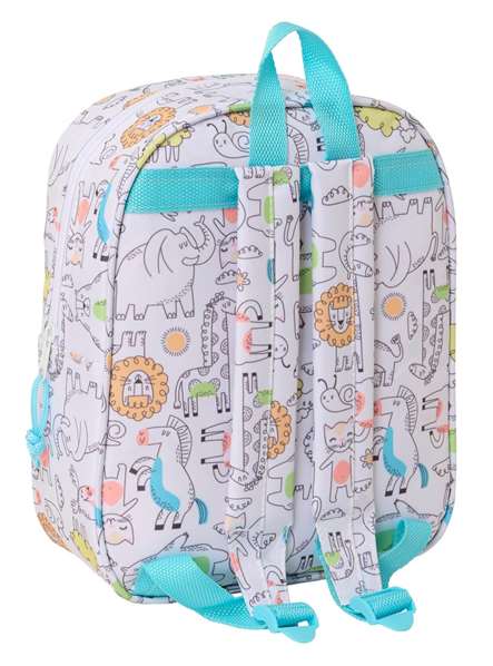Safta Sac à dos garderie enfant 3D motif lion 22x27x10 cm, âge recommandé 3 ans
