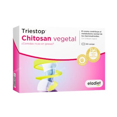 ELADIET Triestop Chitosan végétal 60 comprimés