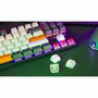 The G-Lab KEYZ-MERCURY-C/FR Clavier Gaming TKL Mécanique Blanc, Noir et Orange