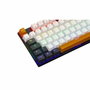 The G-Lab KEYZ-MERCURY-C/FR Clavier Gaming TKL Mécanique Blanc, Noir et Orange