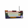 The G-Lab KEYZ-MERCURY-C/FR Clavier Gaming TKL Mécanique Blanc, Noir et Orange