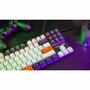 The G-Lab KEYZ-MERCURY-C/FR Clavier Gaming TKL Mécanique Blanc, Noir et Orange