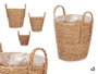 GIFTDECOR Set de 3 paniers coniques avec anses en esparto