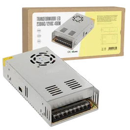 BX3 LIGHT Alimentation AC/DC Convertisseur 230V AC/12V DC 400W 33A IP25 - Alimentation pour LED, Éclairage, Signalisation - BX3-TRIP25400W33A
