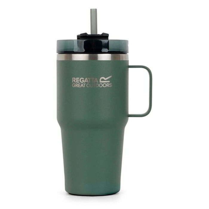 Verre avec Paille Regatta Thermo Insulated Mug 600 ml Vert Acier inoxydable Verre avec Paille Regatta Thermo Insulated Mug 600 ml Vert Acier inoxydable