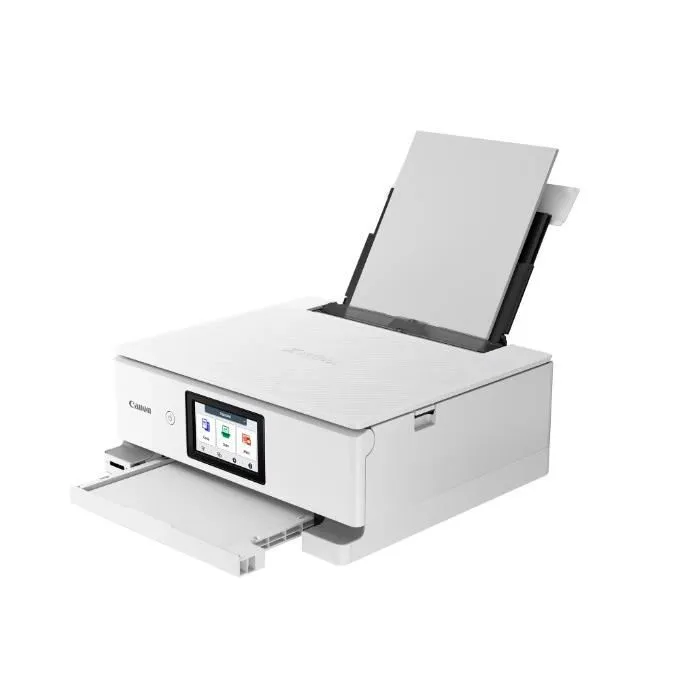 Canon PIXMA TS8751 Imprimante Multifonction Jet d'Encre 6 Réservoirs Wifi Blanc 200 Feuilles