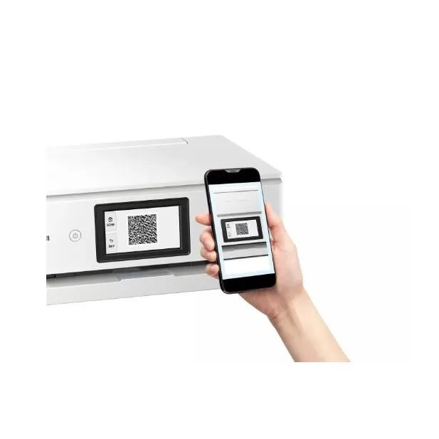 Canon PIXMA TS8751 Imprimante Multifonction Jet d'Encre 6 Réservoirs Wifi Blanc 200 Feuilles