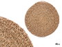 Kinvara Salvamantel rond 40 cm x 1 cm en fibre de maïs naturel Set de table (Set de 12)