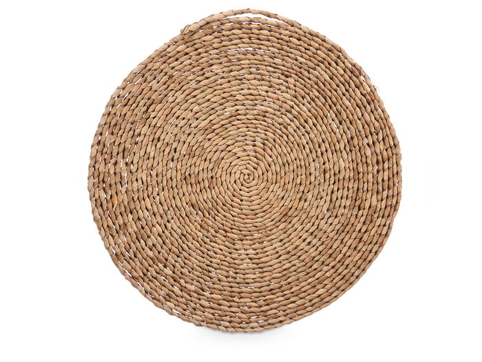 Kinvara Salvamantel rond 40 cm x 1 cm en fibre de maïs naturel Set de table (Set de 12)