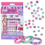 Spin Master Cool Maker Pop Style Pack - Machine à Bracelets avec 56 Perles Strass, Argent et Pailletées pour Créer 3 Bracelets - À partir de 7 ans