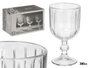 VIVALTO Copa de vin Rayas Transparente 380ml