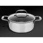 Kohersen Marmite avec couvercle 71103 Argenté 2,8 L Ø 20 cm